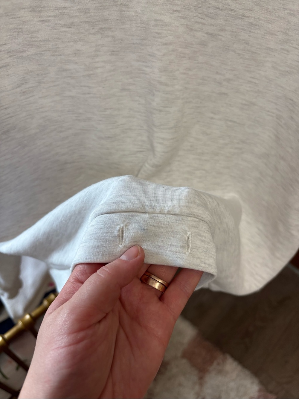 Varley Cream Funnel-Neck Pullover Sweater - Picture 9 of 12
